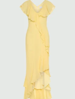 Abito con volant - GIALLO