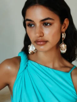 Abito in jersey stretch - TURCHESE