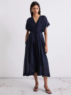 Abito in organza - BLU NOTTE