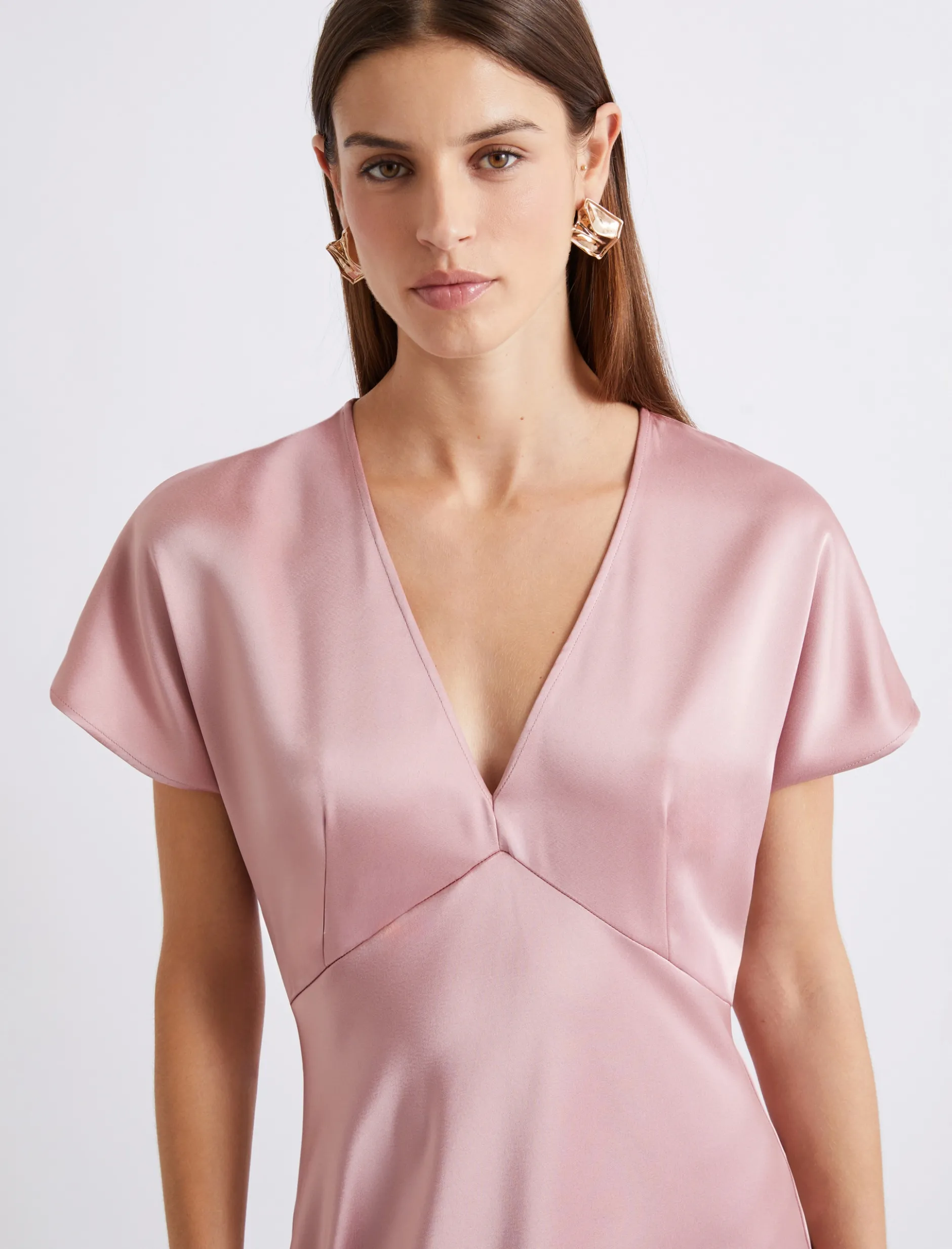 Abito in satin - ROSA
