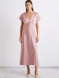 Abito in satin - ROSA