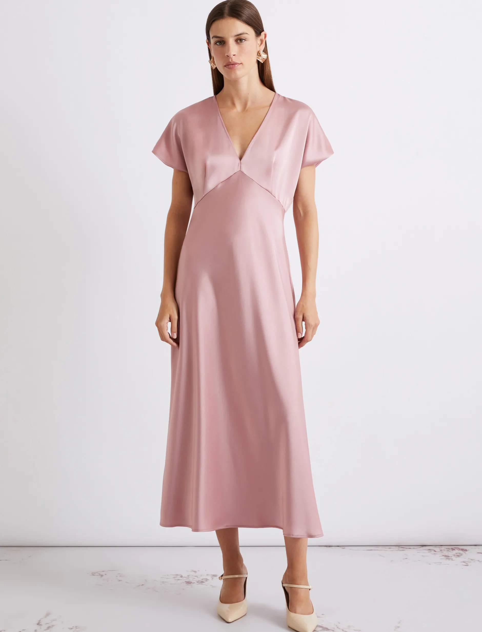 Abito in satin - ROSA