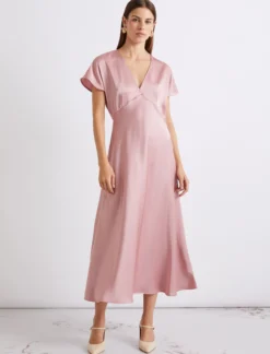 Abito in satin - ROSA