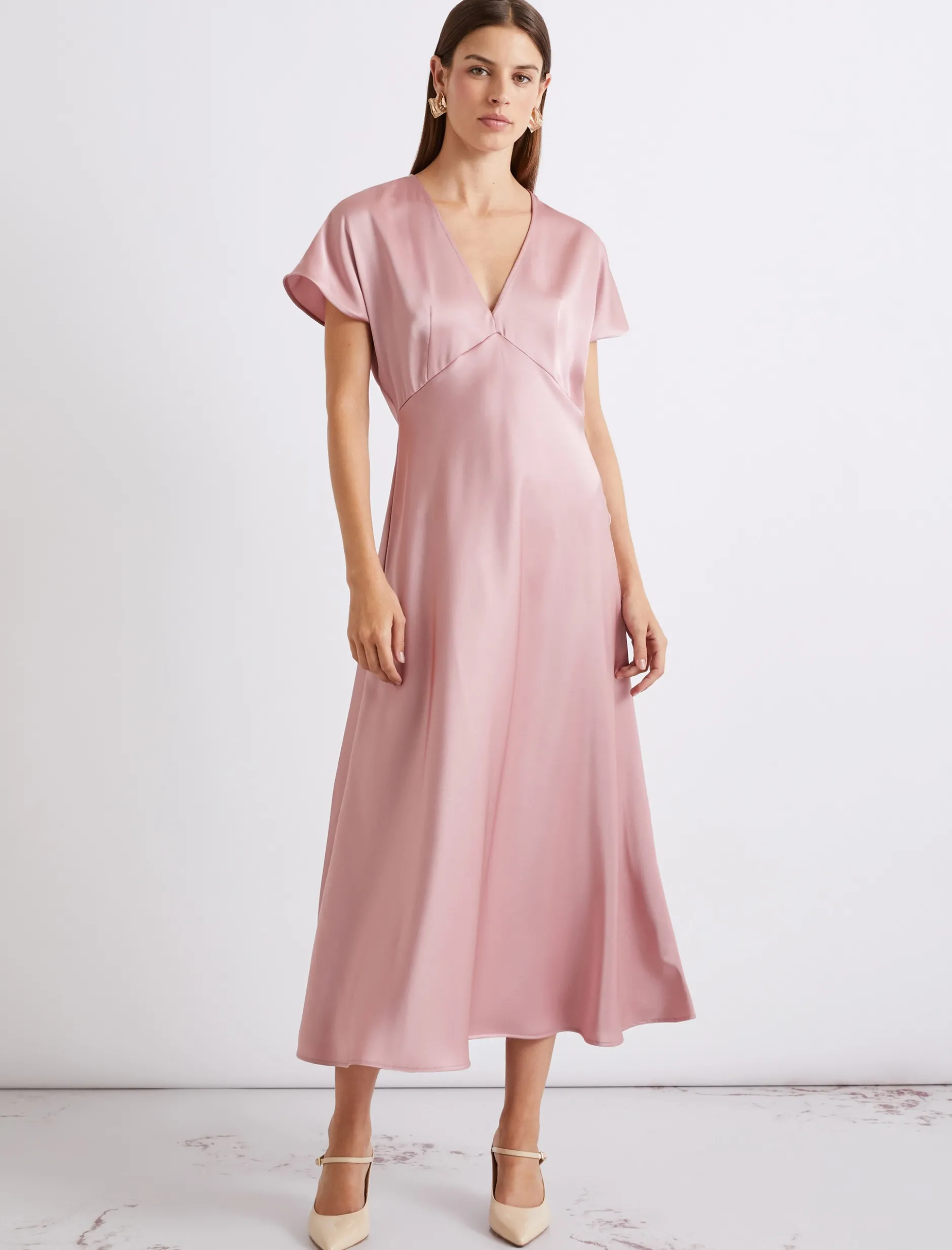 Abito in satin - ROSA