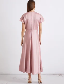 Abito in satin - ROSA