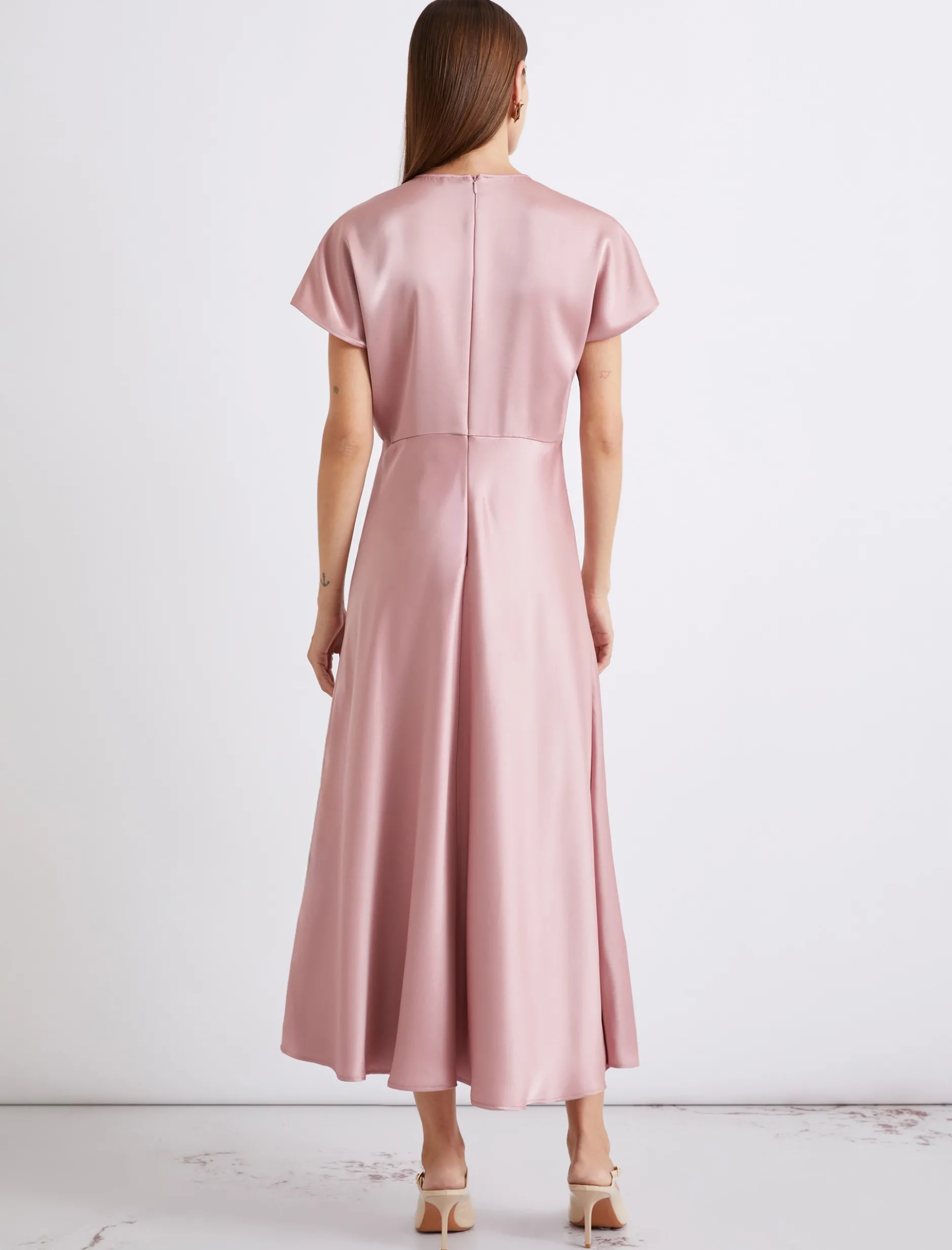 Abito in satin - ROSA