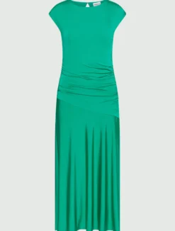 Abito lungo in jersey - VERDE SMERALDO