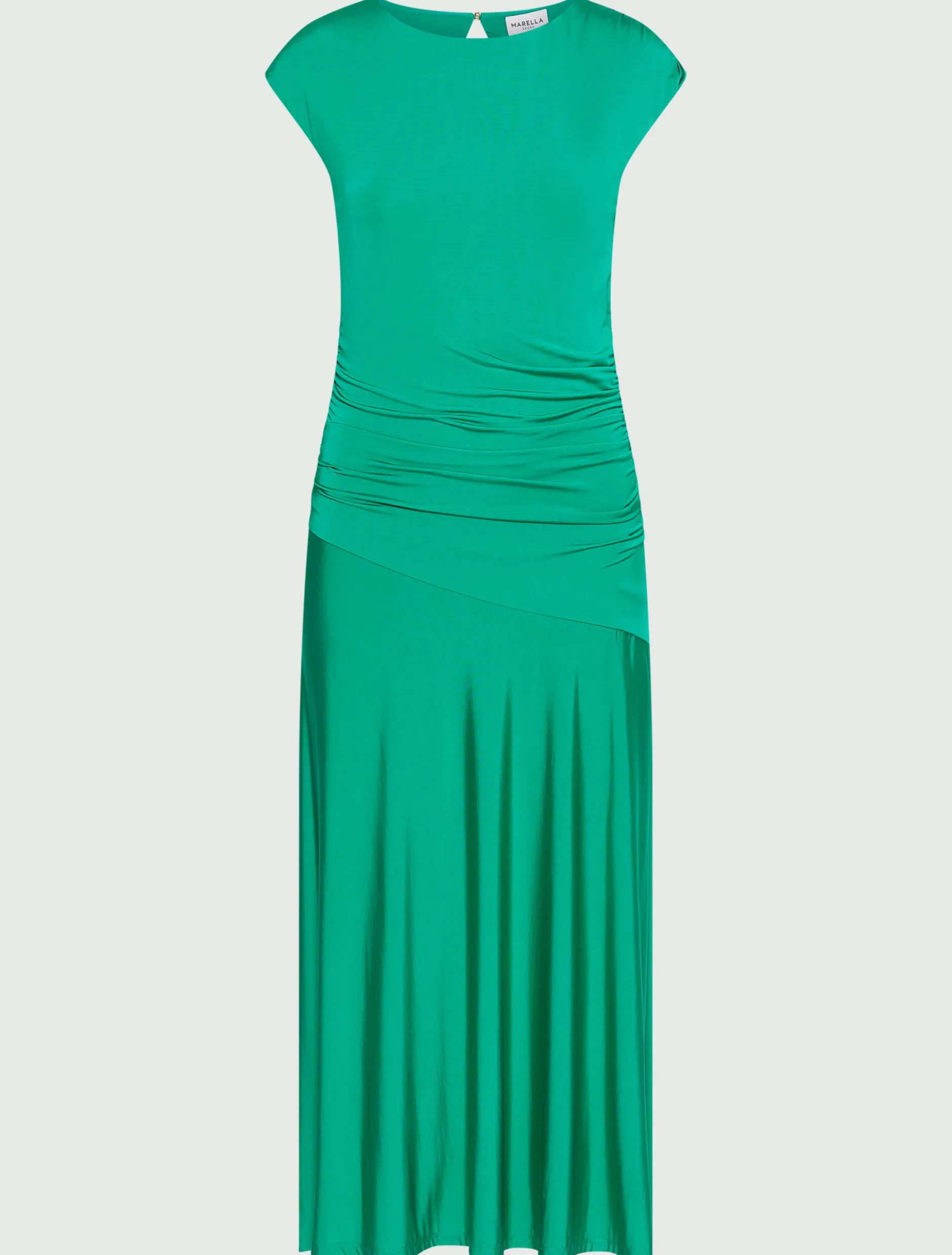 Abito lungo in jersey - VERDE SMERALDO