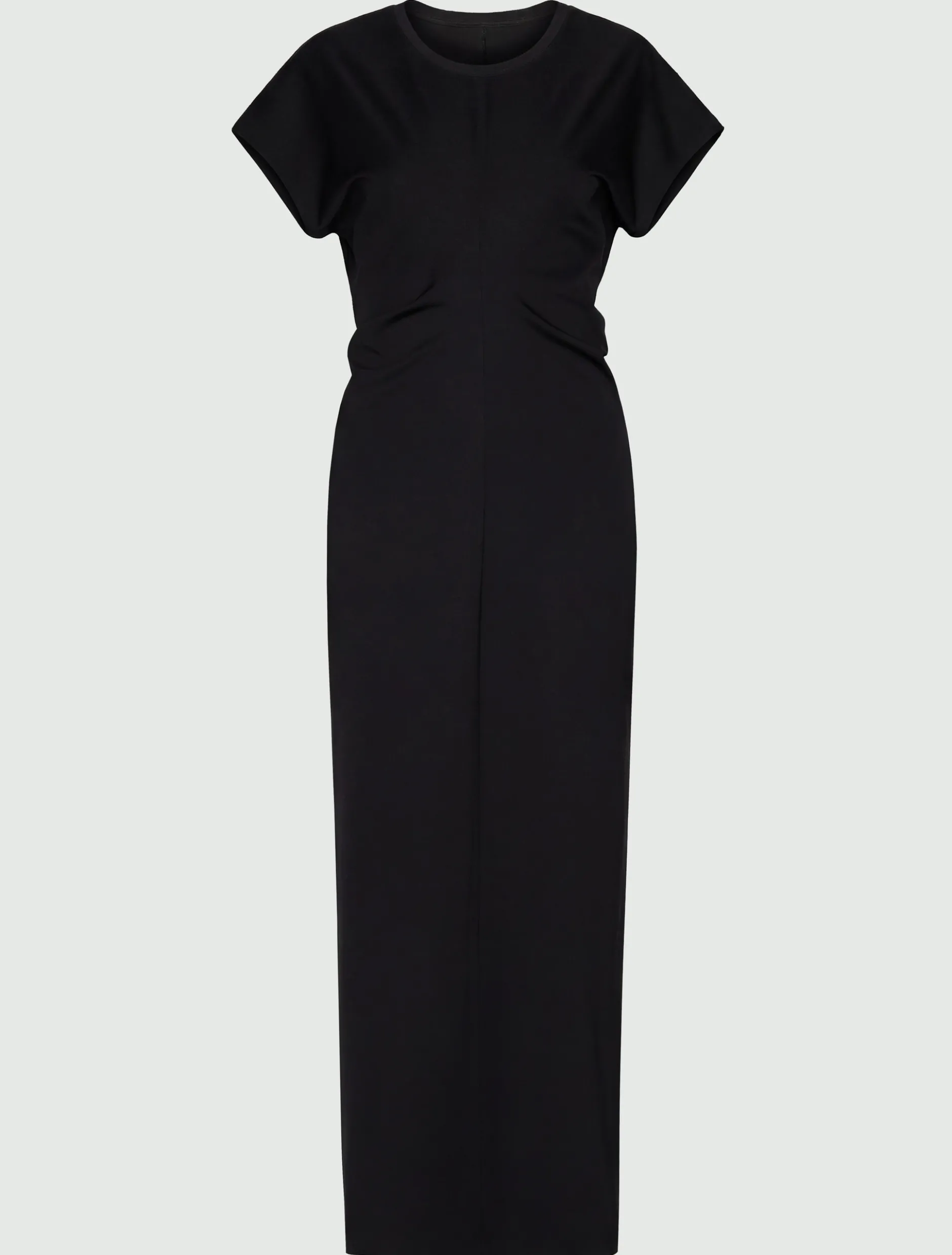 Abito midi in jersey - NERO