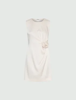 Abito smanicato in satin - CIPRIA