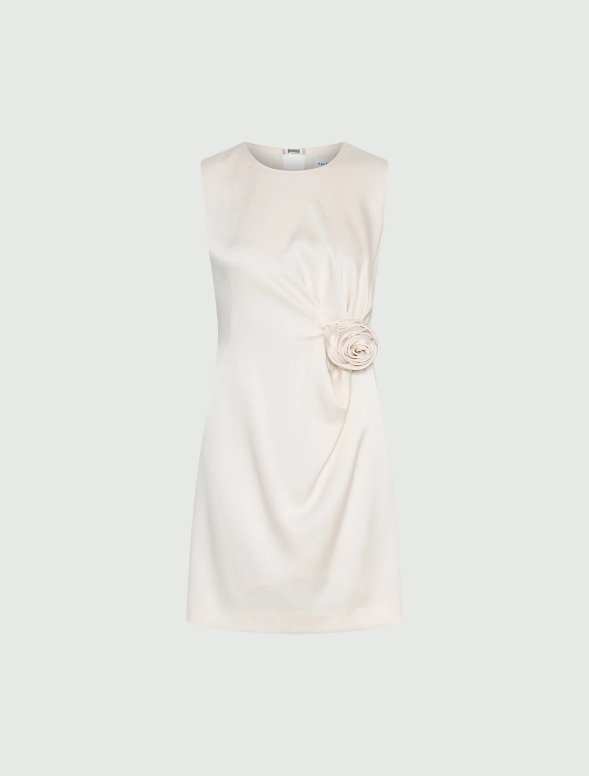 Abito smanicato in satin - CIPRIA