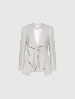 Blazer con nodo - GRIGIO CHIARO