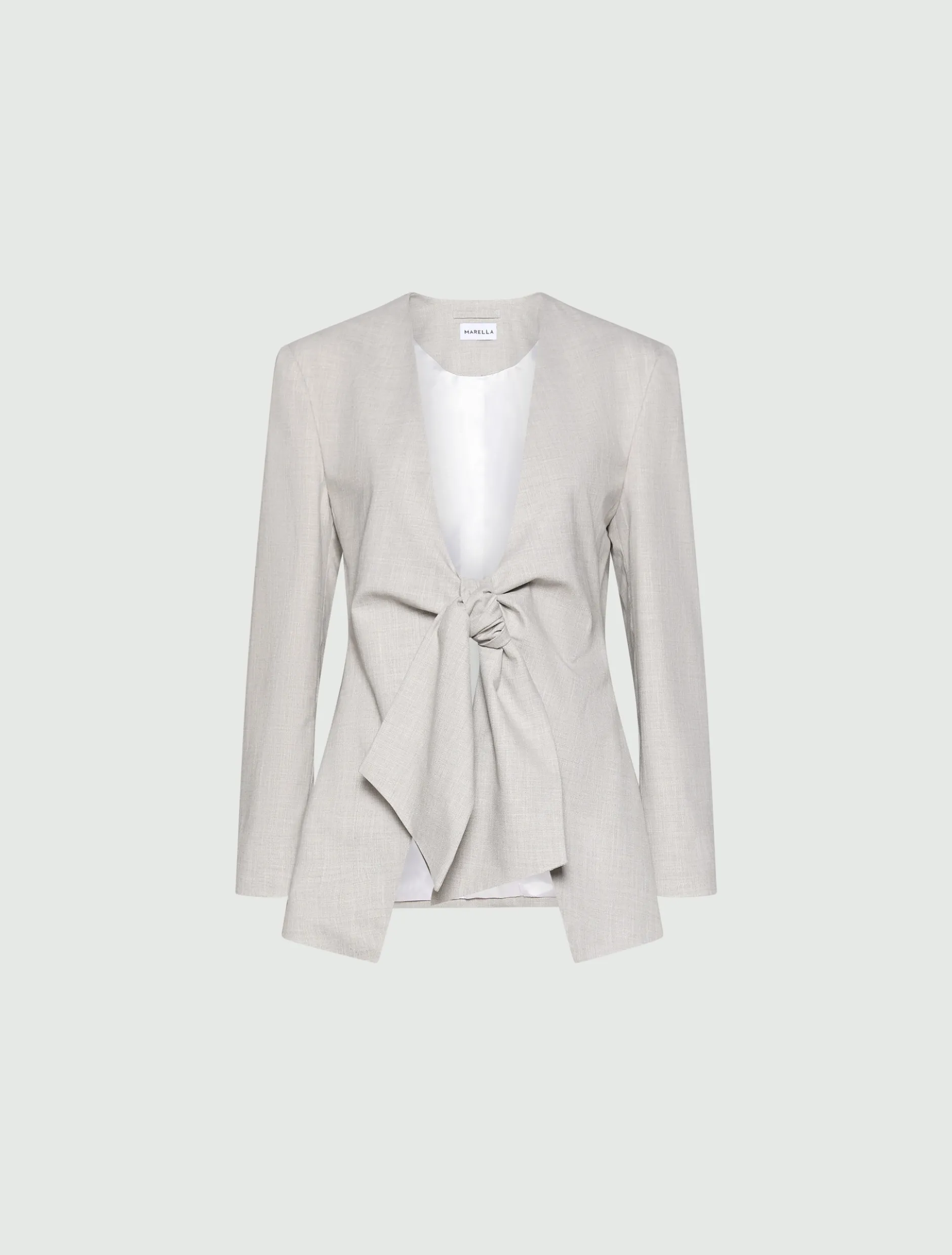 Blazer con nodo - GRIGIO CHIARO