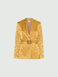 Blazer in jacquard di viscosa - ZAFFERANO