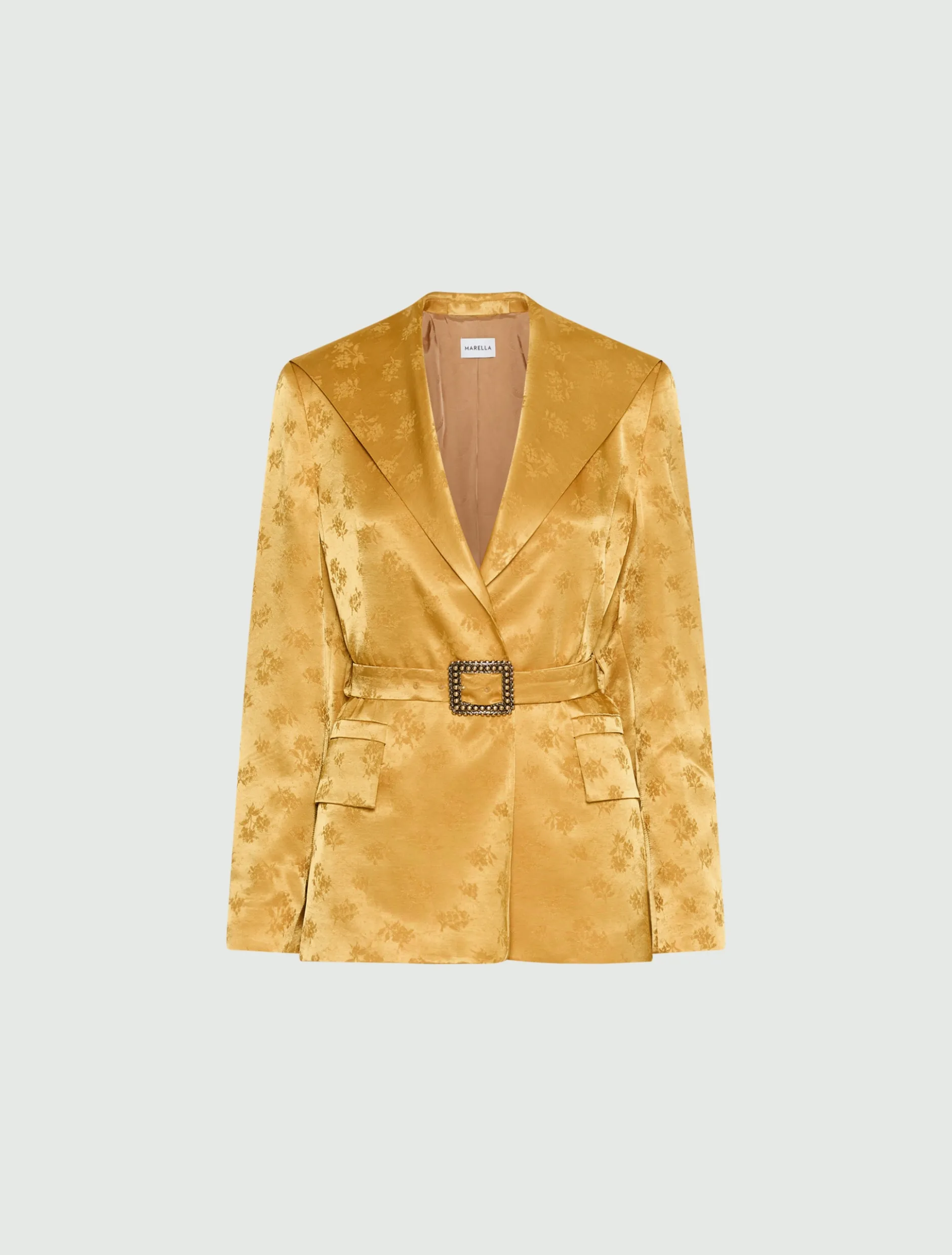 Blazer in jacquard di viscosa - ZAFFERANO