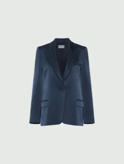 Blazer monopetto in satin - AVIAZIONE