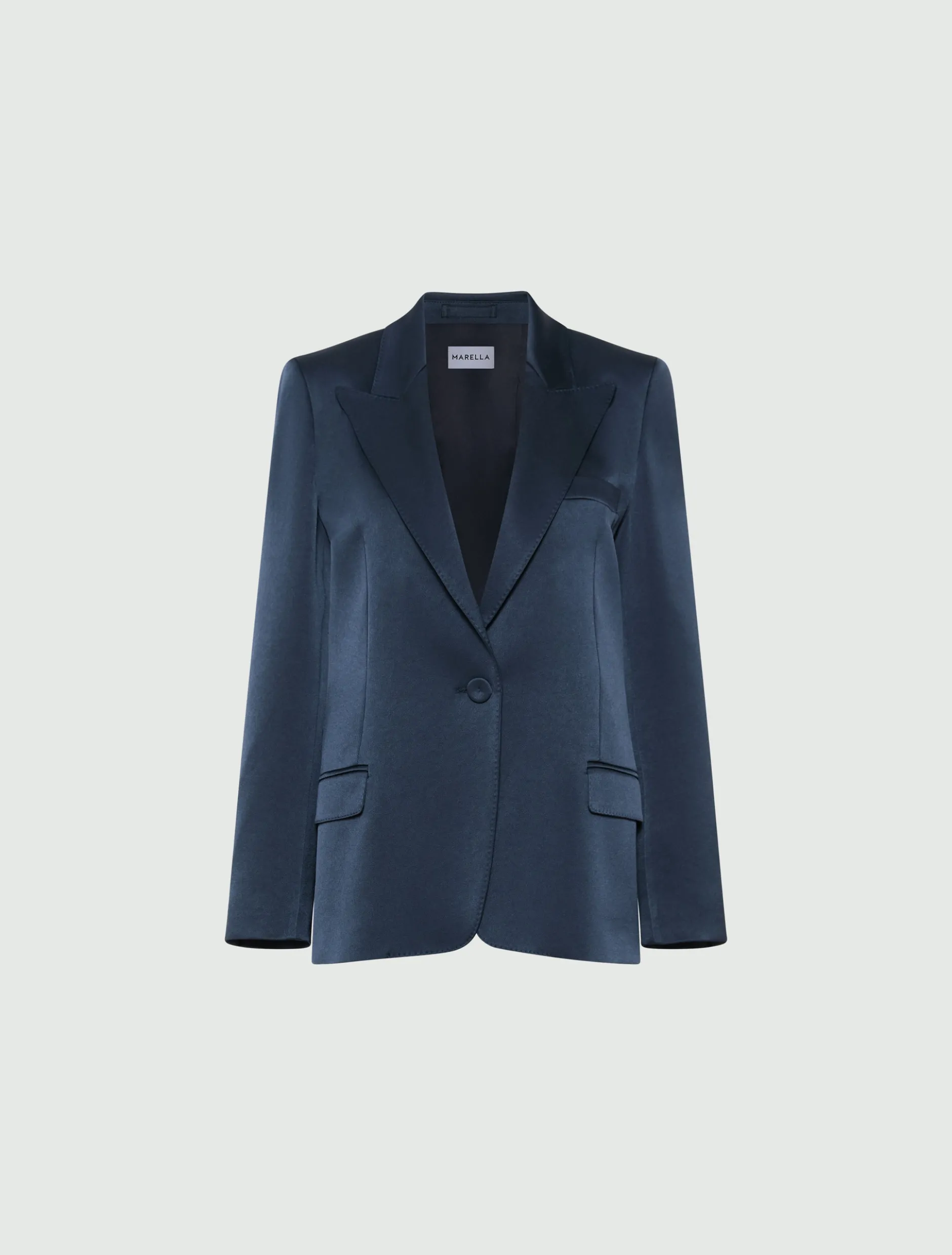 Blazer monopetto in satin - AVIAZIONE