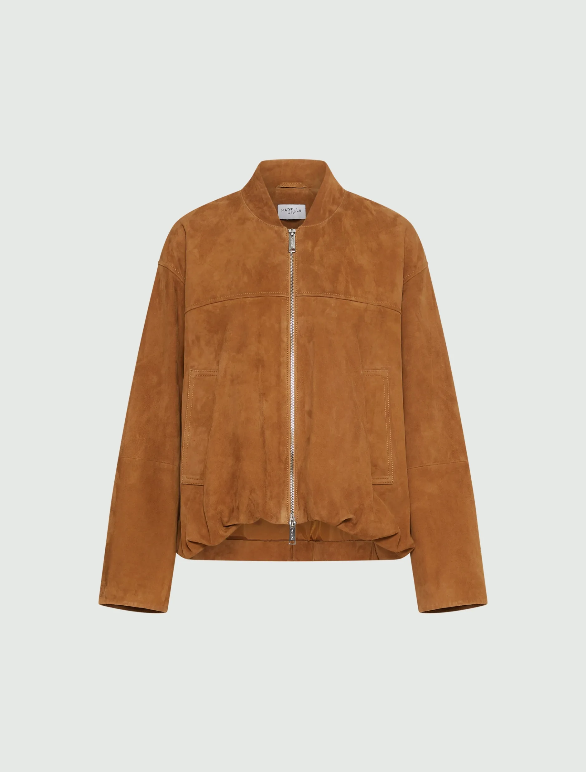 Blouson in camoscio - CAMMELLO