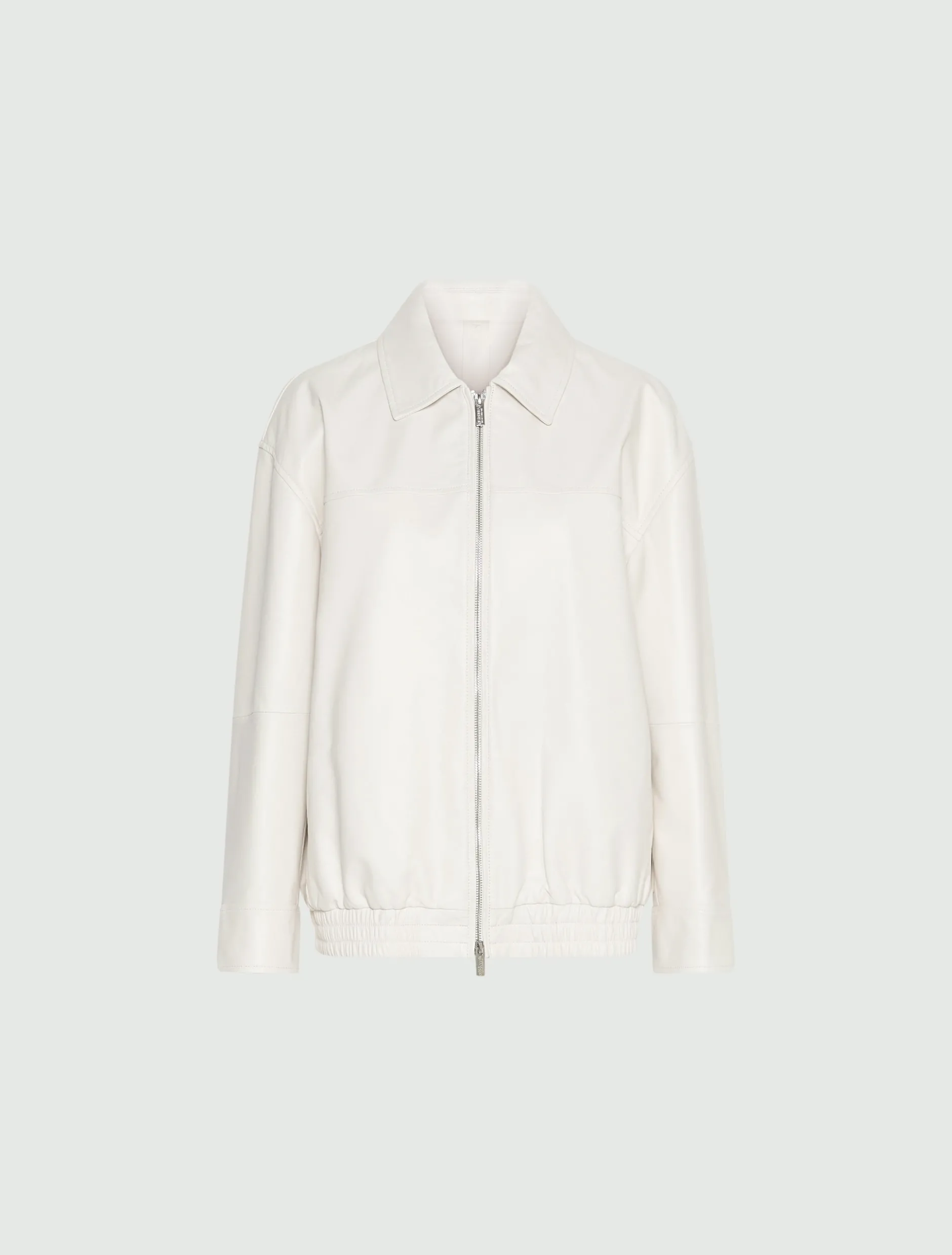 Blouson in nappa - BIANCO LANA