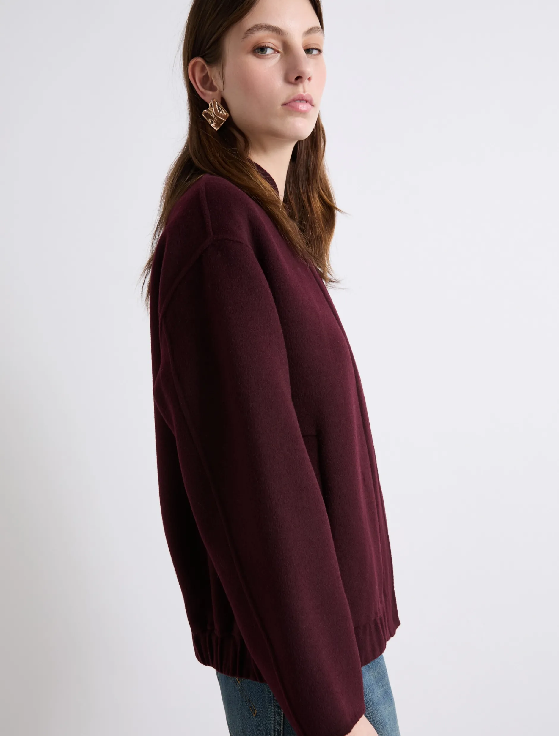 Bomber in misto lana - BORDEAUX