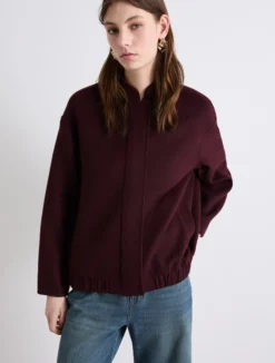 Bomber in misto lana - BORDEAUX