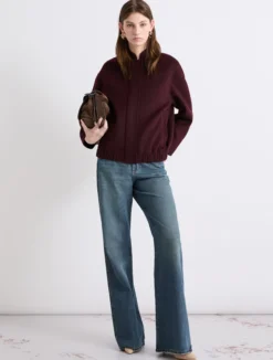 Bomber in misto lana - BORDEAUX