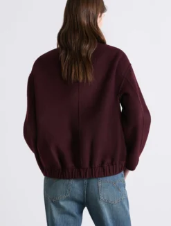 Bomber in misto lana - BORDEAUX