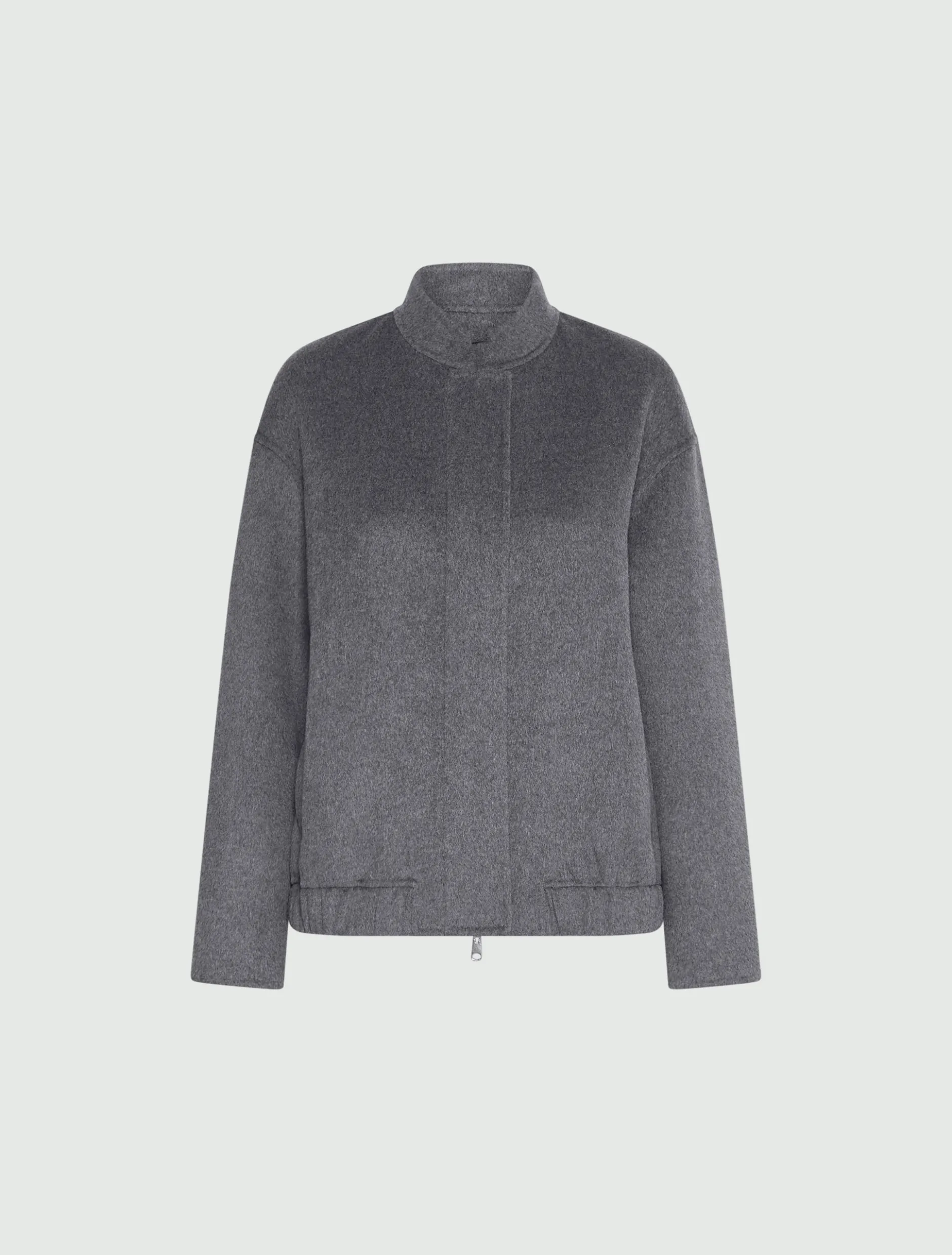 Bomber in misto lana - GRIGIO MEDIO