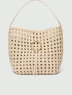Borsa grande in tessuto intrecciato - NUDO