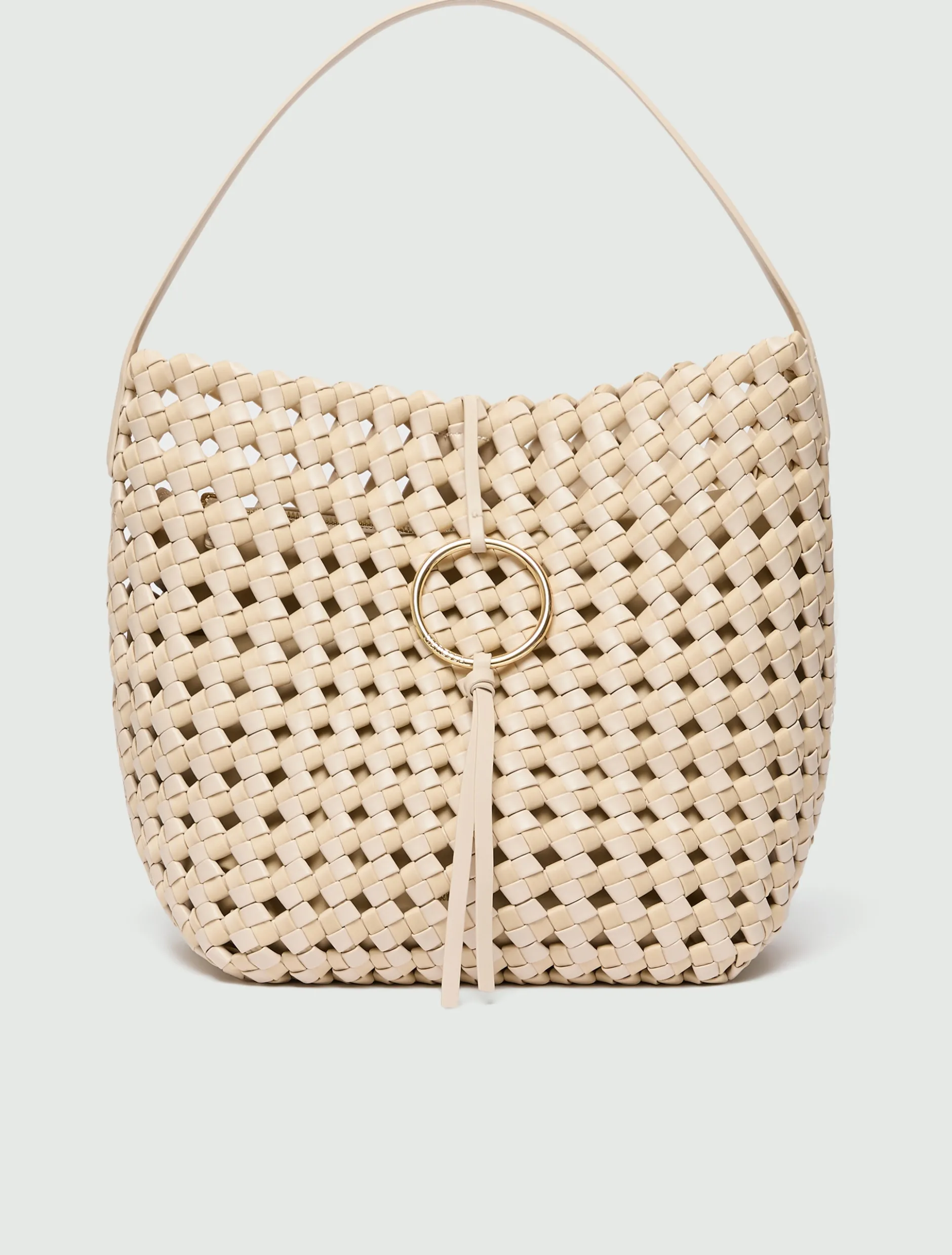 Borsa grande in tessuto intrecciato - NUDO