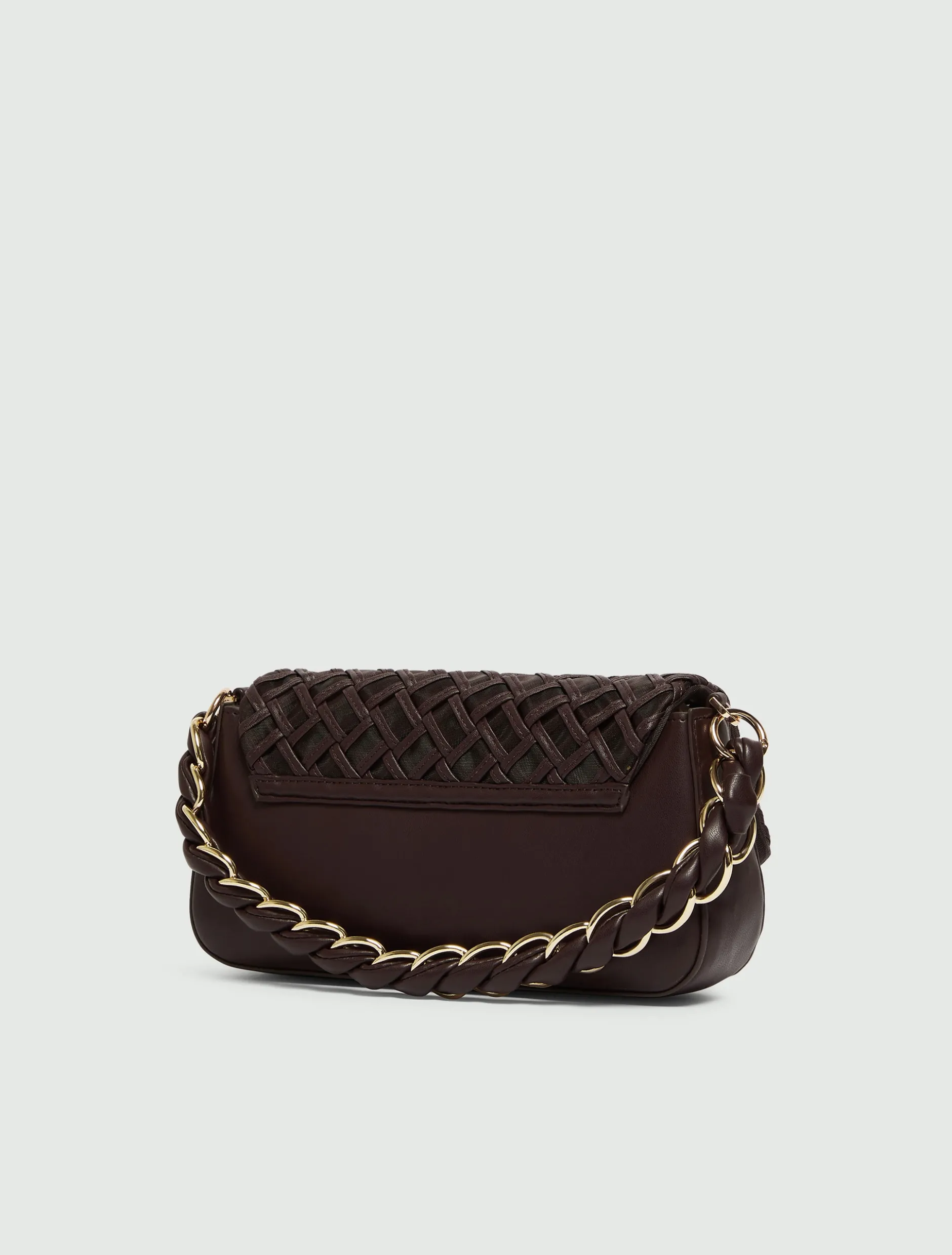 Borsa Le Muse medium con intreccio - TESTA DI MORO