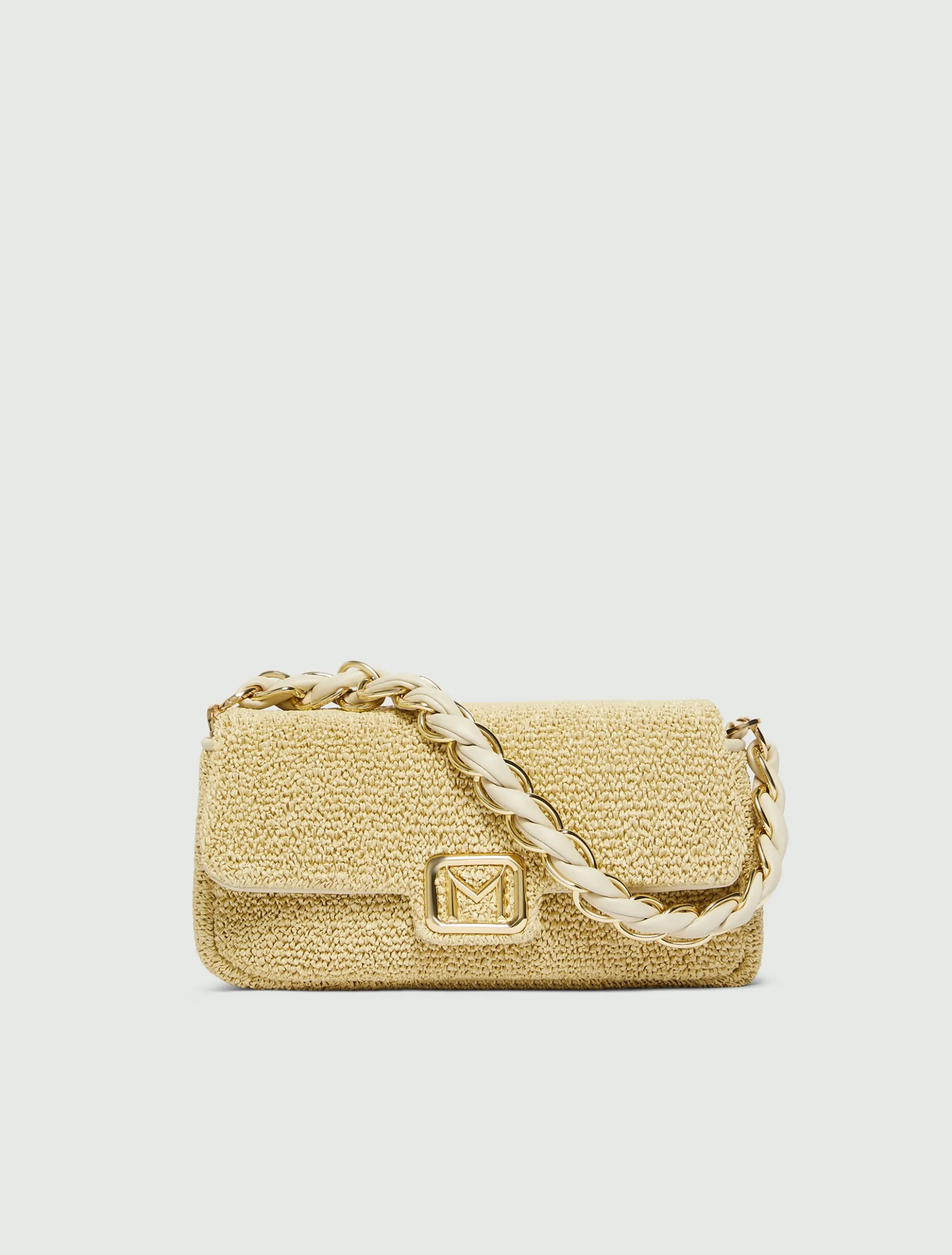 Borsa Le Muse medium effetto rafia - NATURALE
