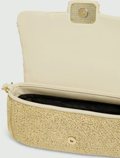 Borsa Le Muse medium effetto rafia - NATURALE