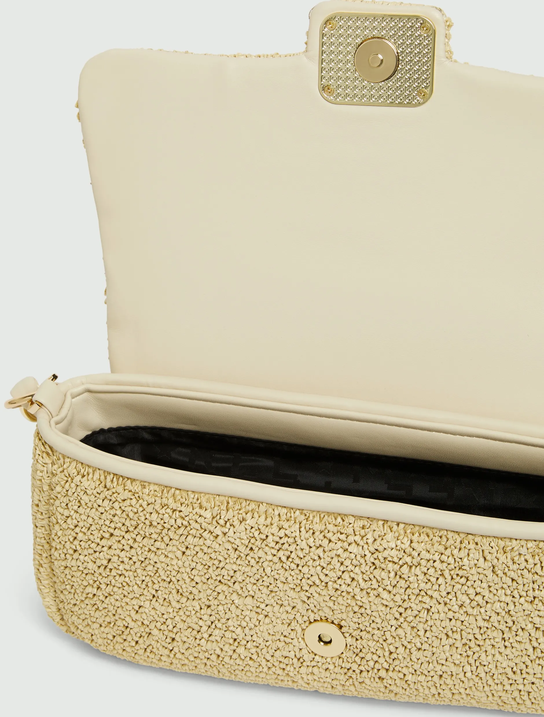 Borsa Le Muse medium effetto rafia - NATURALE