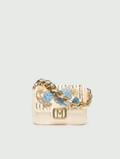 Borsa Le Muse small con ricami - BIANCO