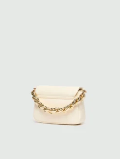 Borsa Le Muse small con ricami - BIANCO