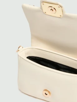Borsa Le Muse small con ricami - BIANCO