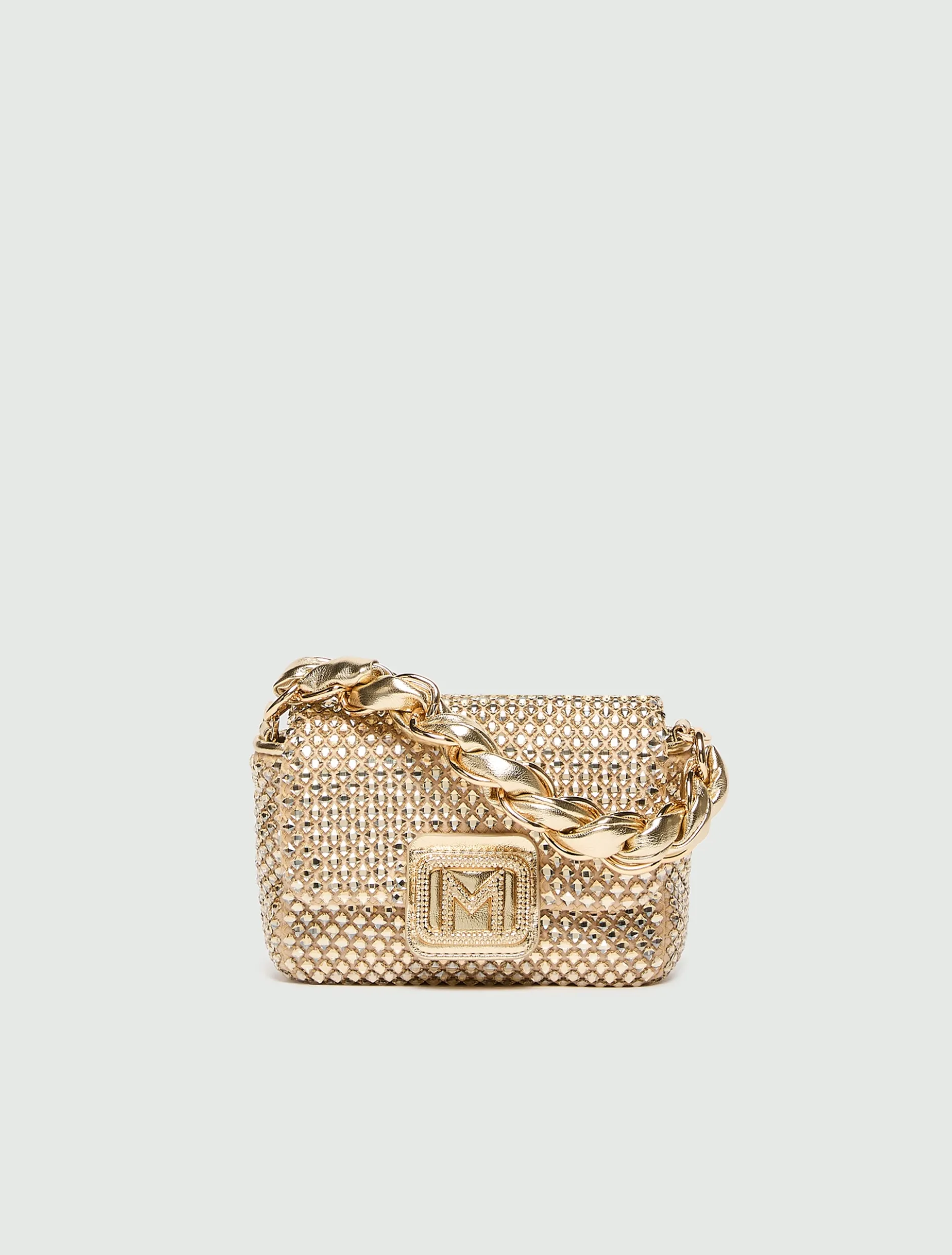 Borsa Le Muse small con strass - CAMMELLO