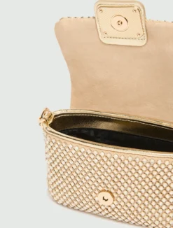 Borsa Le Muse small con strass - CAMMELLO