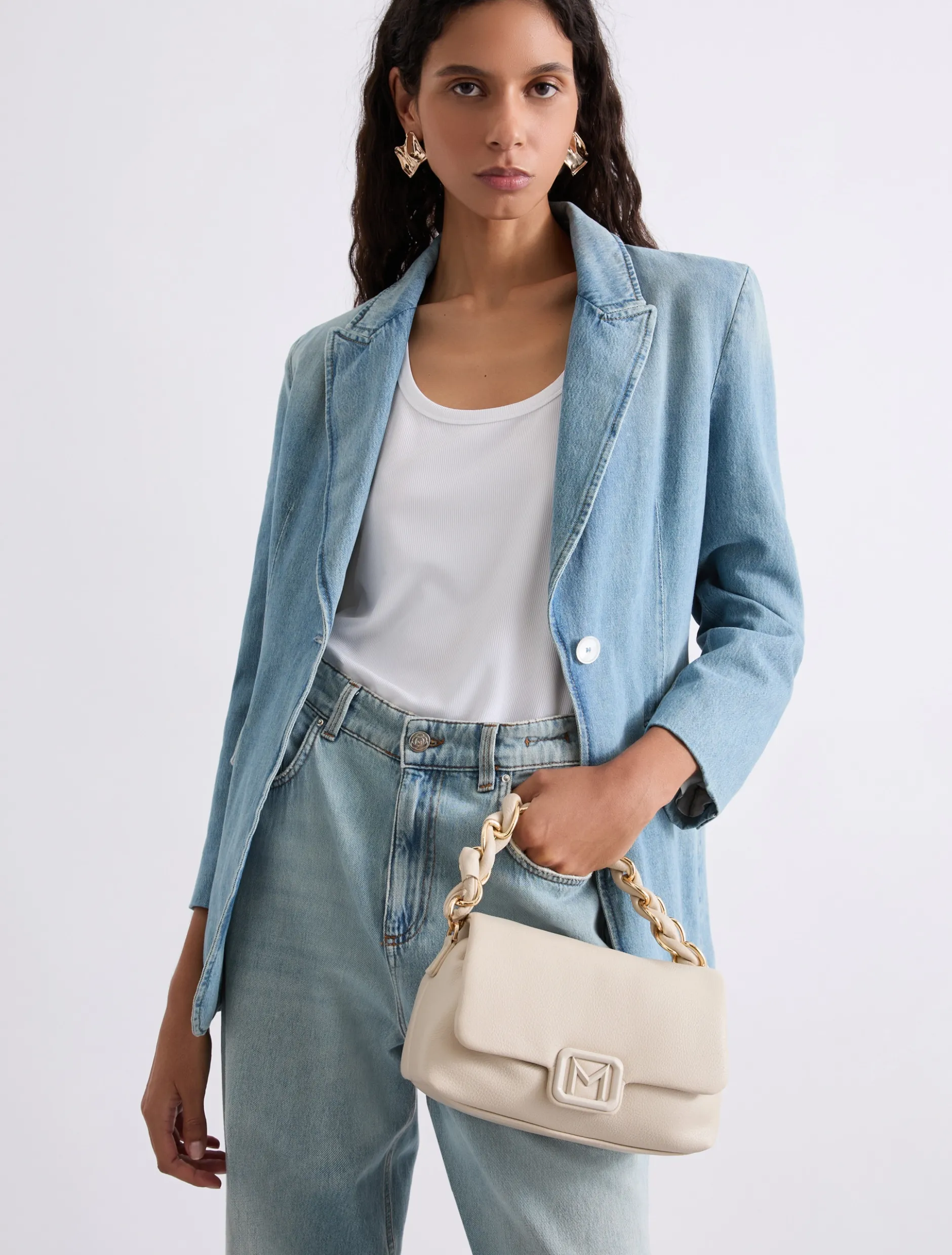 Borsa Le Muse small - GHIACCIO