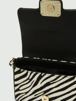 Borsa Le Muse small stampa animalier - BIANCO
