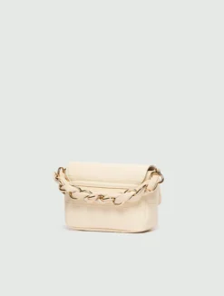 Borsa Le Muse small stampa coccodrillo - AVORIO