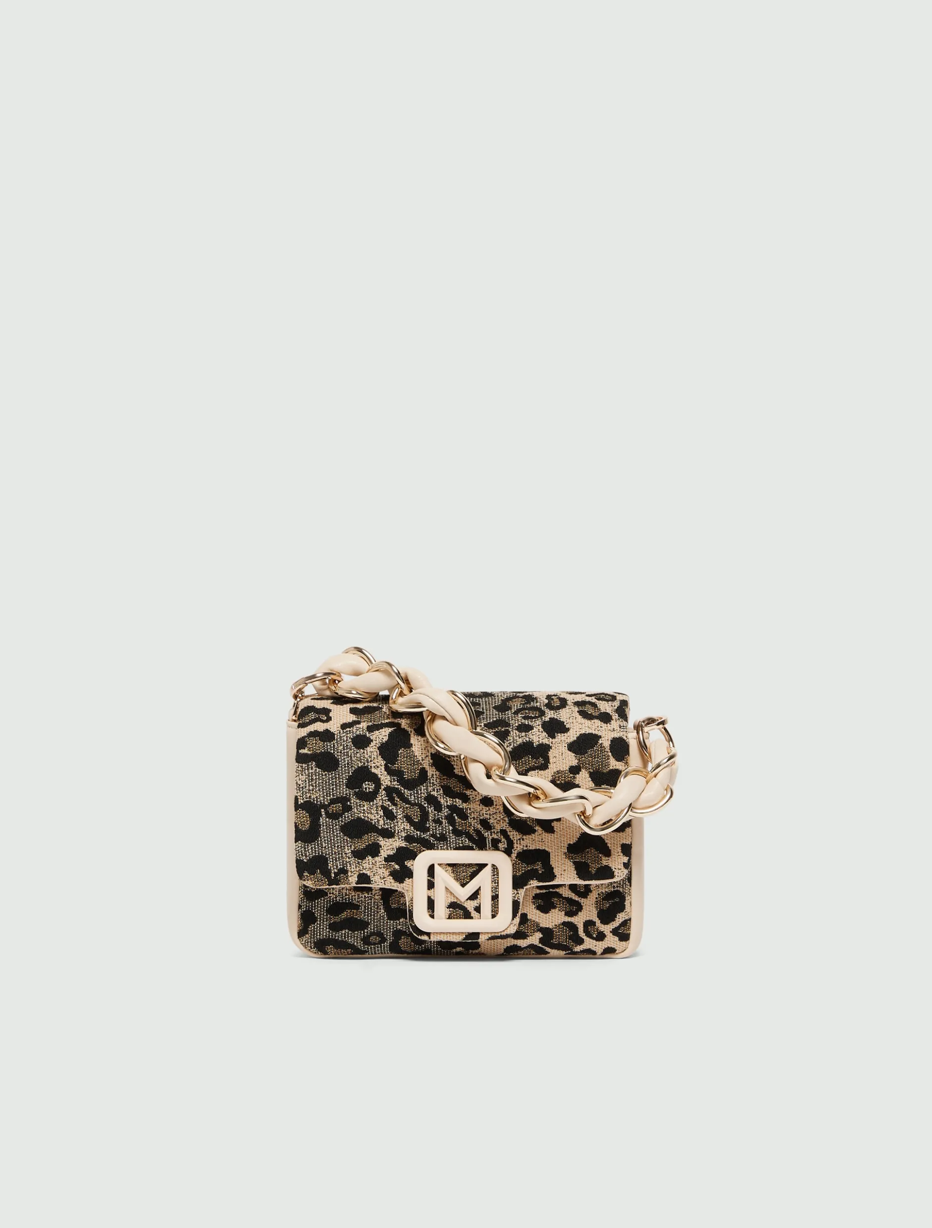 Borsa Le Muse small stampa leopardo - MARRONE