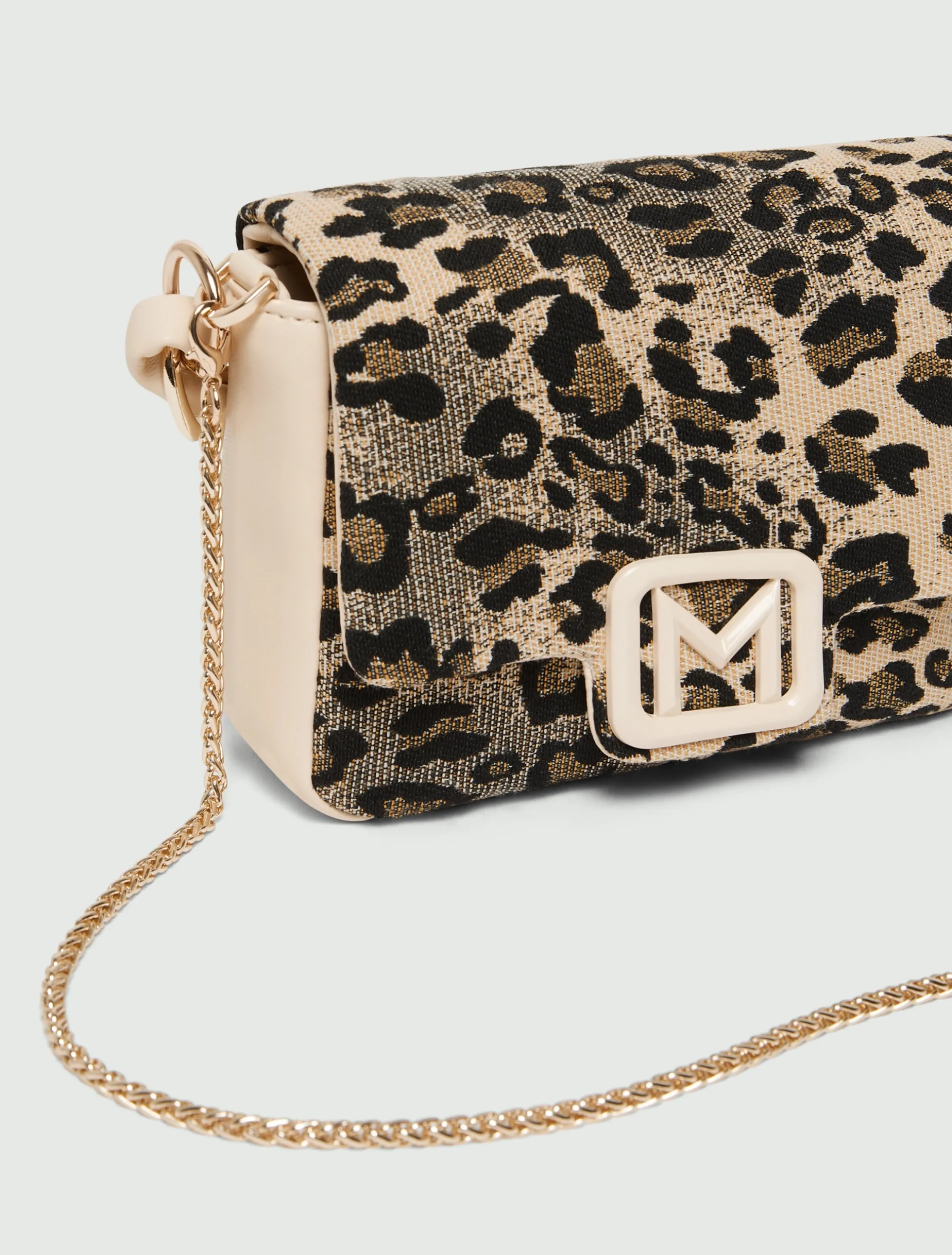 Borsa Le Muse small stampa leopardo - MARRONE