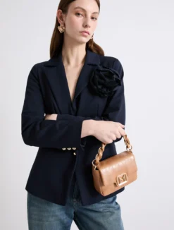 Borsa Le Muse small stampa rettile - CUOIO