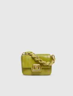 Borsa Le Muse small stampa rettile - PISTACCHIO