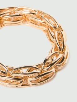 Bracciale bold con elastico - ORO