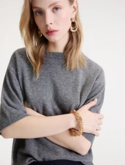 Bracciale bold con elastico - ORO