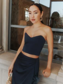 Bustier in satin - AVIAZIONE
