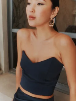 Bustier in satin - AVIAZIONE